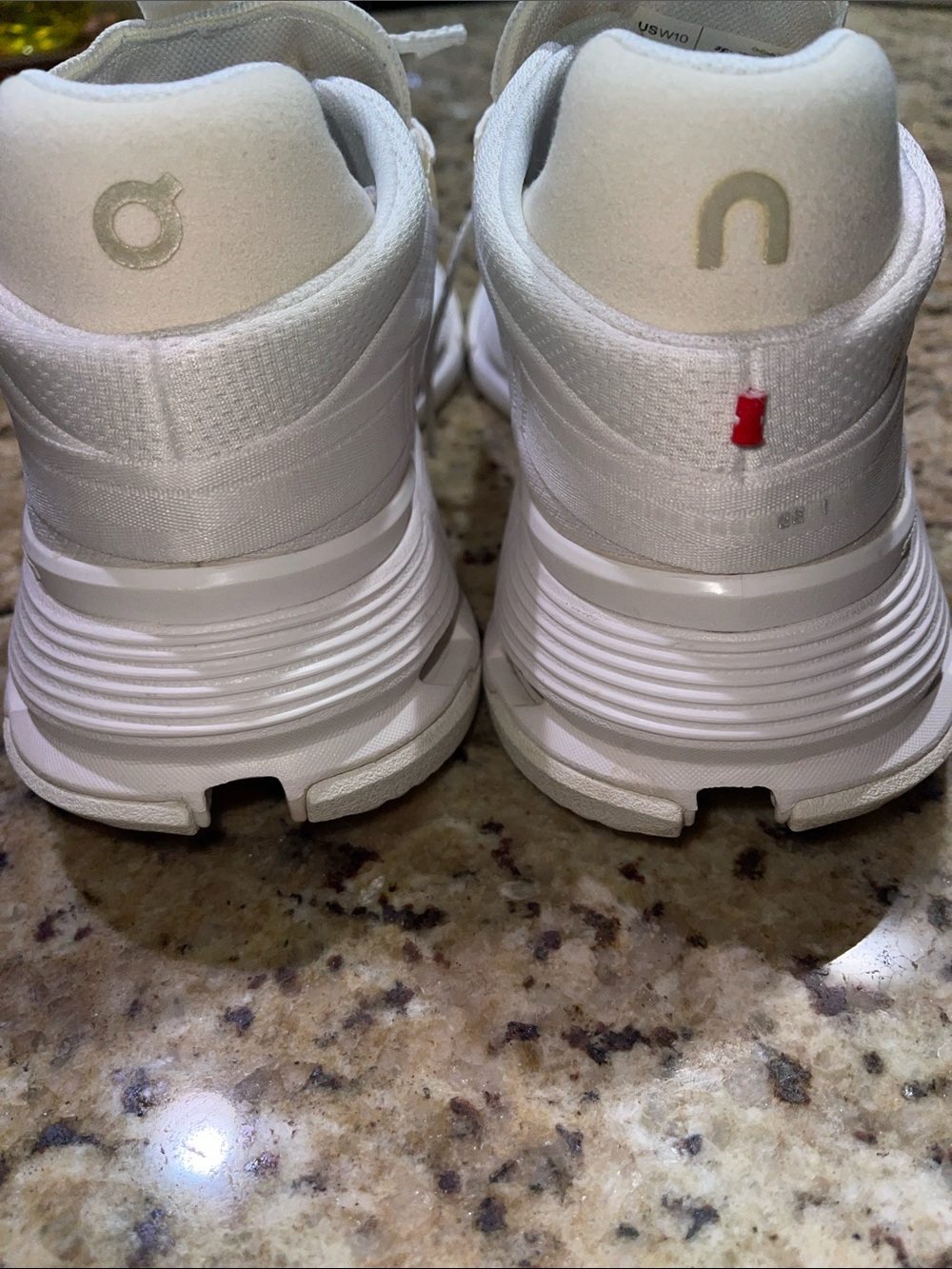 On Cloudnova 2 Lightweight White Sneakers with Cream Accents - Picture 4 of 11